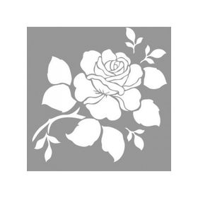 Artikel ST-816 Saffron Desen Stencil Tasarımı 30x30 cm Kanvas Tablo