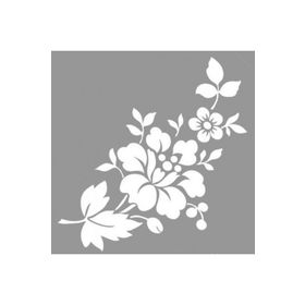 Artikel ST-817 Senna Desen Stencil Tasarımı 30x30 cm Kanvas Tablo
