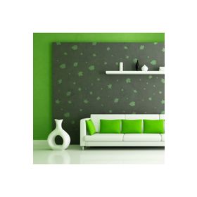 Artikel ST-837 Yaprak Kolaj Stencil Tasarımı 30x30 cm Kanvas Tablo