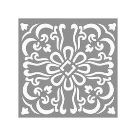 Artikel ST-843 Karo Daisy Stencil Tasarımı 30x30 cm Kanvas Tablo