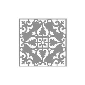 Artikel ST-844 Karo Lavender Stencil Tasarımı 30x30 cm Kanvas Tablo