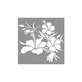 Artikel ST-852 Japon Gülü 3 Stencil Tasarımı 30x30 cm Kanvas Tablo
