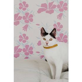 Artikel ST-852 Japon Gülü 3 Stencil Tasarımı 30x30 cm Kanvas Tablo
