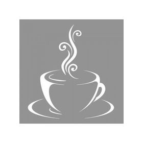 Artikel ST-859 Coffee 2 Stencil Tasarımı 30x30 cm Kanvas Tablo