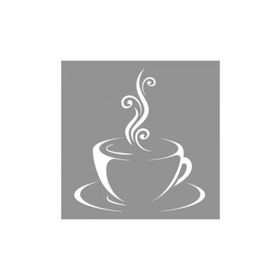 Artikel ST-859 Coffee 2 Stencil Tasarımı 30x30 cm Kanvas Tablo