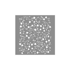 Artikel ST-860 Carnation Desen Stencil Tasarımı 30x30 cm Kanvas Tablo
