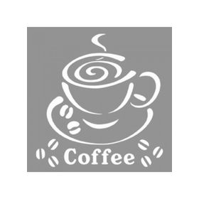 Artikel ST-865 Coffee 4 Stencil Tasarımı 30x30 cm Kanvas Tablo