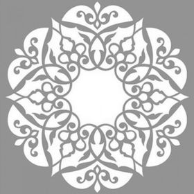 Artikel ST-870 Mandala 38 Stencil Tasarımı 30x30 cm Kanvas Tablo