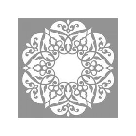 Artikel ST-870 Mandala 38 Stencil Tasarımı 30x30 cm Kanvas Tablo