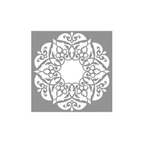 Artikel ST-870 Mandala 38 Stencil Tasarımı 30x30 cm Kanvas Tablo