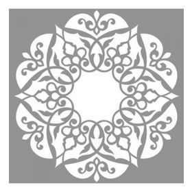 Artikel ST-870 Mandala 38 Stencil Tasarımı 30x30 cm Kanvas Tablo