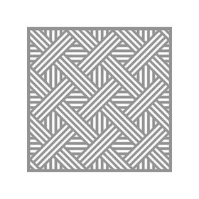 Artikel ST-871 Sepet Deseni Stencil Tasarımı 30x30 cm Kanvas Tablo