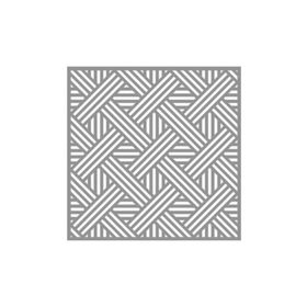 Artikel ST-871 Sepet Deseni Stencil Tasarımı 30x30 cm Kanvas Tablo
