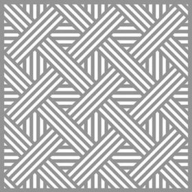 Artikel ST-871 Sepet Deseni Stencil Tasarımı 30x30 cm Kanvas Tablo