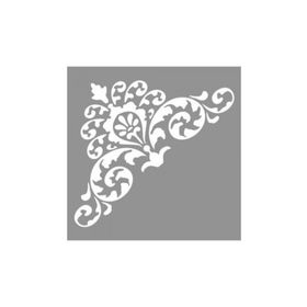 Artikel ST-883 Tribal Kelebek 6 Stencil Tasarımı 30x30 cm Kanvas Tablo