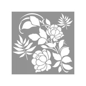 Artikel ST-892 Karen Stencil Tasarımı 30x30 cm Kanvas Tablo