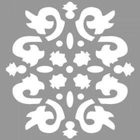 Artikel ST-904 Karo Sharon Stencil Tasarımı 30x30 cm Kanvas Tablo