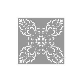 Artikel ST-905 Karo Kathleen Stencil Tasarımı 30x30 cm Kanvas Tablo