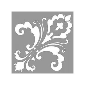 Artikel ST-916 Damask Cheryl Stencil Tasarımı 30x30 cm Kanvas Tablo