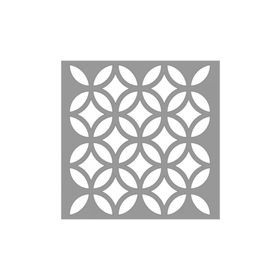 Artikel ST-917 Desen Janet Stencil Tasarımı 30x30 cm Kanvas Tablo