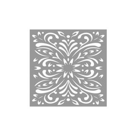 Artikel ST-921 Karo Elizabeth Stencil Tasarımı 30x30 cm Kanvas Tablo
