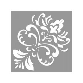 Artikel ST-922 Damask Kathy Stencil Tasarımı 30x30 cm Kanvas Tablo