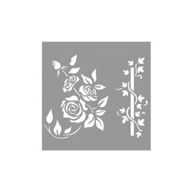 Artikel ST-926 Carolyn Desen Stencil Tasarımı 30x30 cm Kanvas Tablo
