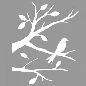 Artikel ST-931 Nervermore Stencil Tasarımı 30x30 cm Kanvas Tablo