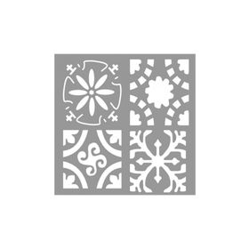 Artikel ST-936 Karolar Shirley Stencil Tasarımı 30x30 cm Kanvas Tablo