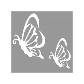 Artikel ST-938 Kelebeklerin Göçü Stencil Tasarımı 30x30 cm Kanvas Tablo