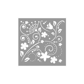 Artikel ST-939 Nordik Nakışlar Stencil Tasarımı 30x30 cm Kanvas Tablo
