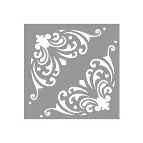 Artikel ST-940 Floral Judith Stencil Tasarımı 30x30 cm Kanvas Tablo