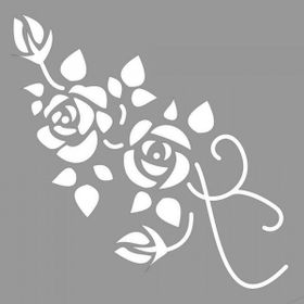 Artikel ST-942 Sweetheart Stencil Tasarımı 30x30 cm Kanvas Tablo