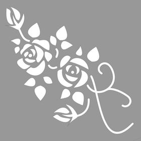 Artikel ST-942 Sweetheart Stencil Tasarımı 30x30 cm Kanvas Tablo
