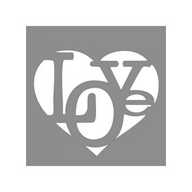 Artikel ST-952 Love Sketch 2 Stencil Tasarımı 30x30 cm Kanvas Tablo