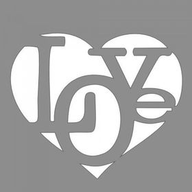 Artikel ST-952 Love Sketch 2 Stencil Tasarımı 30x30 cm Kanvas Tablo