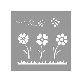 Artikel ST-964 Reverie Stencil Tasarımı 30x30 cm Kanvas Tablo