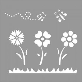 Artikel ST-964 Reverie Stencil Tasarımı 30x30 cm Kanvas Tablo
