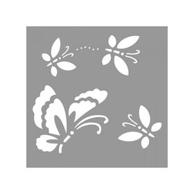 Artikel ST-965 La Mer Stencil Tasarımı 30x30 cm Kanvas Tablo