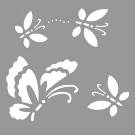 Artikel ST-965 La Mer Stencil Tasarımı 30x30 cm Kanvas Tablo