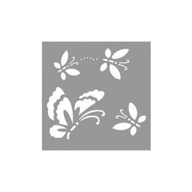 Artikel ST-965 La Mer Stencil Tasarımı 30x30 cm Kanvas Tablo