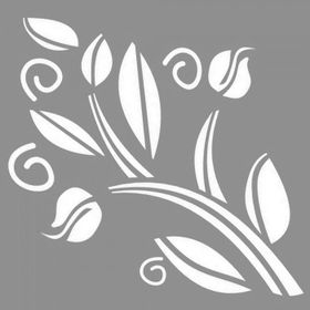 Artikel ST-982 Overture Stencil Tasarımı 30x30 cm Kanvas Tablo