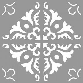 Artikel ST-991 Karo Concubine Stencil Tasarımı 30x30 cm Kanvas Tablo