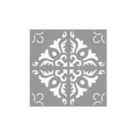 Artikel ST-991 Karo Concubine Stencil Tasarımı 30x30 cm Kanvas Tablo
