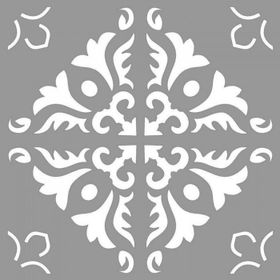 Artikel ST-991 Karo Concubine Stencil Tasarımı 30x30 cm Kanvas Tablo