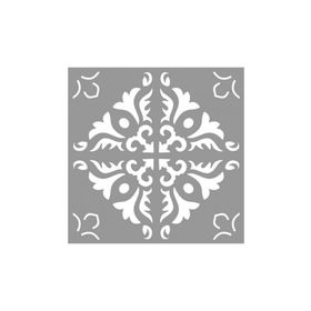 Artikel ST-991 Karo Concubine Stencil Tasarımı 30x30 cm Kanvas Tablo