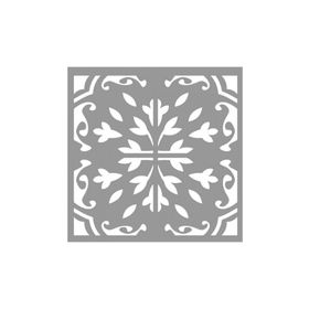 Artikel ST-994 Karo Amir Stencil Tasarımı 30x30 cm Kanvas Tablo