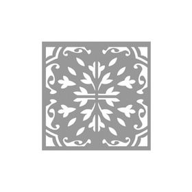Artikel ST-994 Karo Amir Stencil Tasarımı 30x30 cm Kanvas Tablo