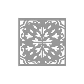 Artikel ST-994 Karo Amir Stencil Tasarımı 30x30 cm Kanvas Tablo