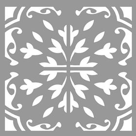 Artikel ST-994 Karo Amir Stencil Tasarımı 30x30 cm Kanvas Tablo